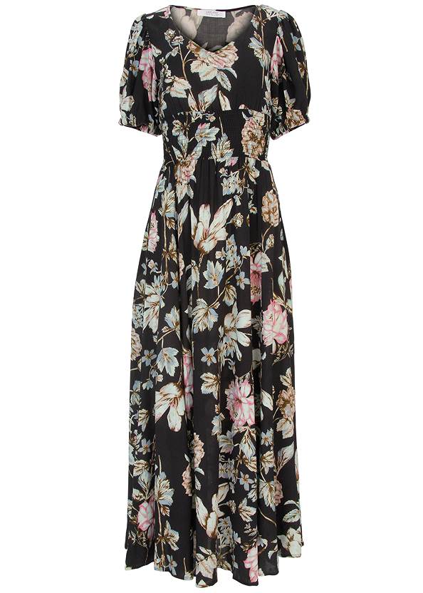 Ghost with background front view Floral Maxi Dress