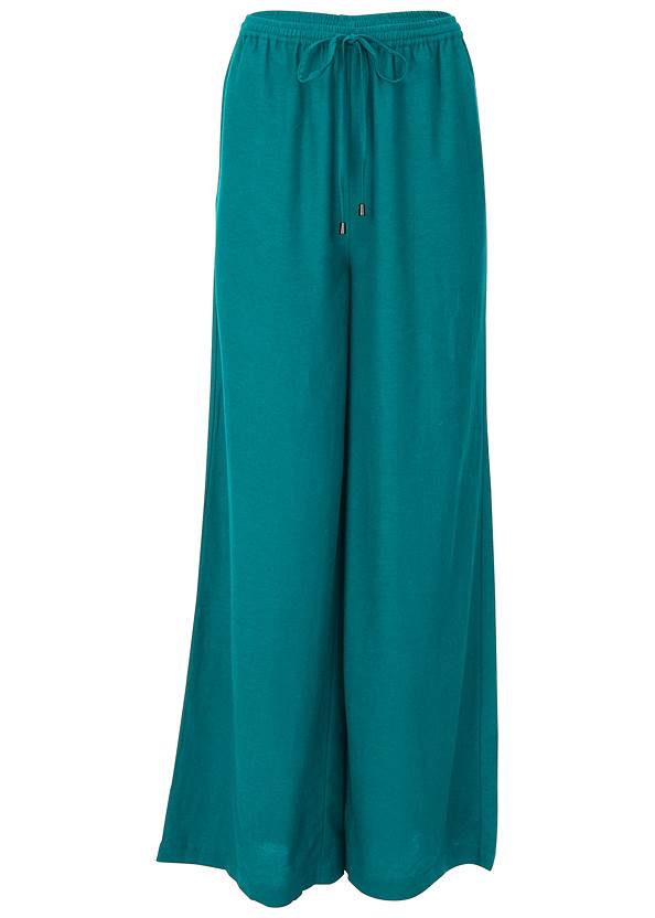 Ghost with background front view Cotton Linen Wide Leg Pants