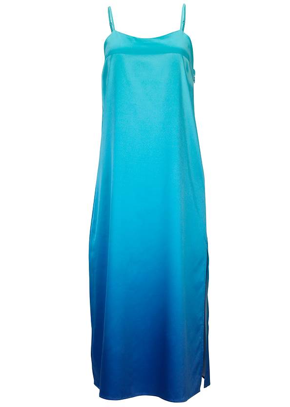 Ghost with background front view Midi Slip Dress