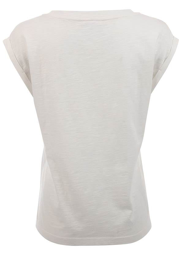 Ghost with background back view Scoop Neck Tee