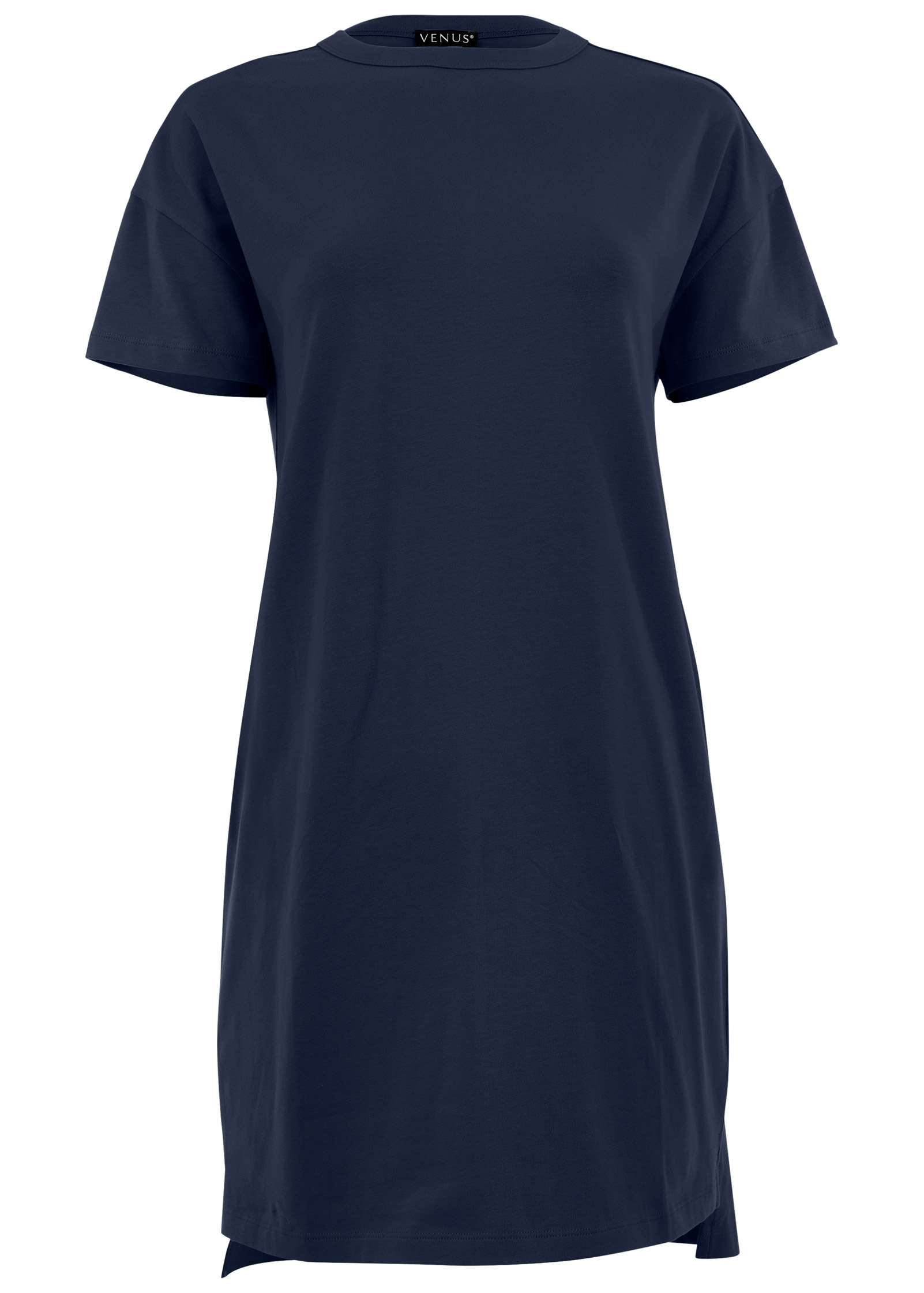 T-Shirt Dress in Navy | VENUS