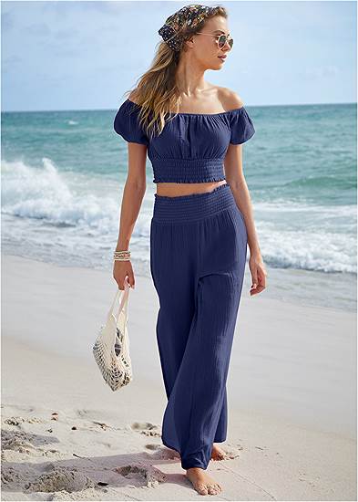 Off-The-Shoulder Cover-Up Top