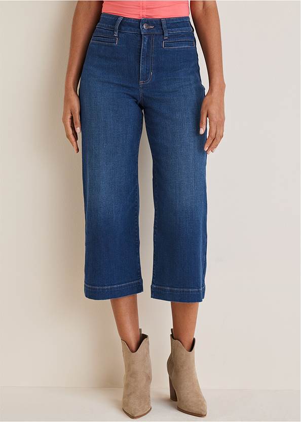 Alternate View Sophia Wide Leg Crop Jeans