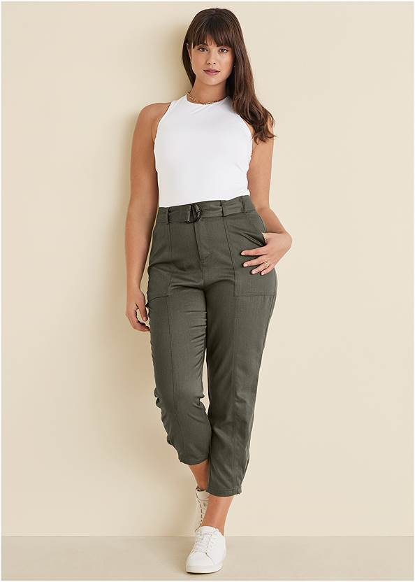 Relaxed Twill Straight Pant,Casual Sneakers