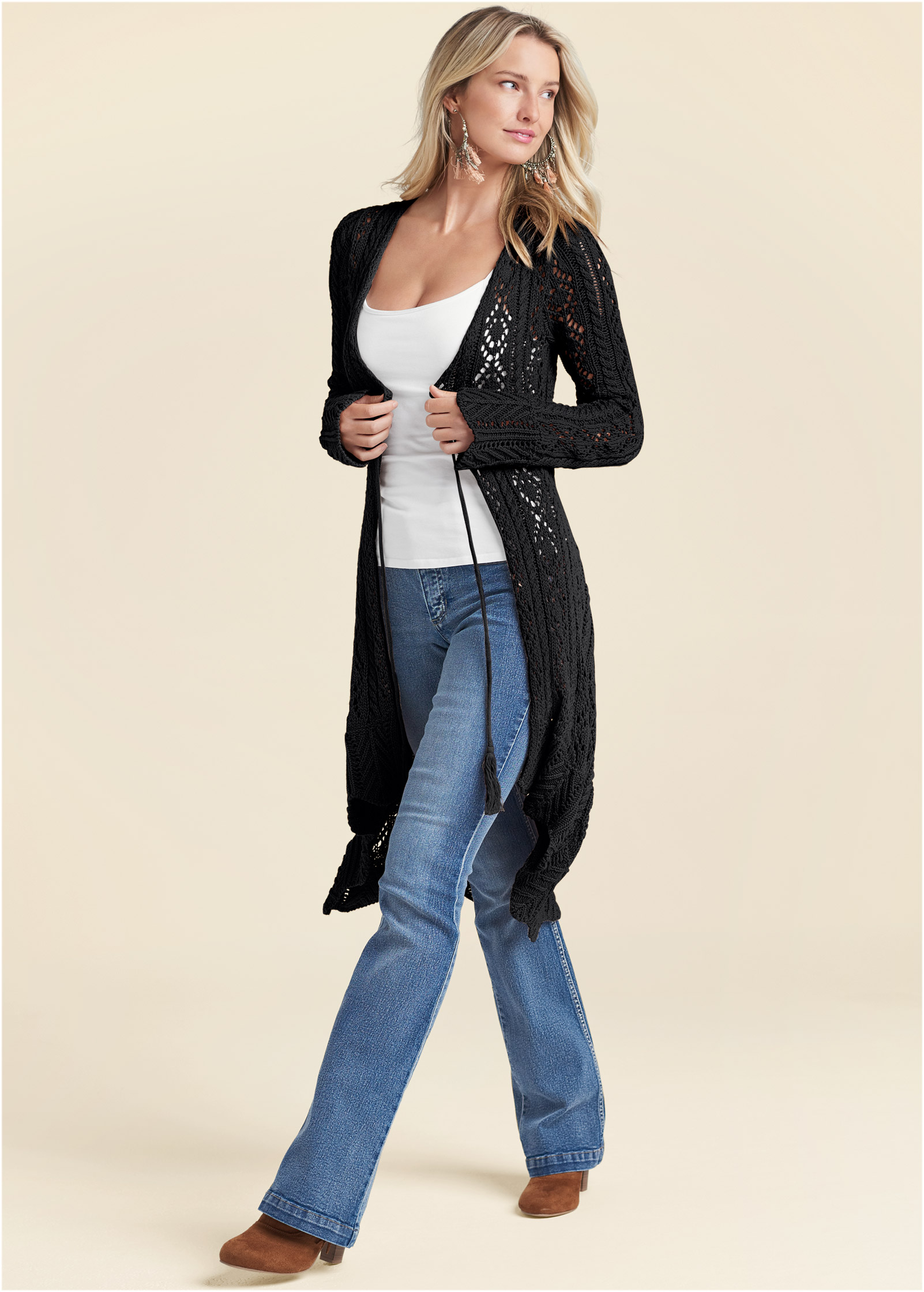 Hi clearance low cardigan