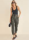 Front View Relaxed Twill Straight Pant