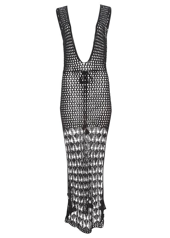 Alternate View Crochet Maxi Cover-Up Dress