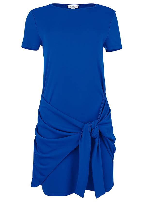 Alternate View Wrap-Front T-Shirt Dress