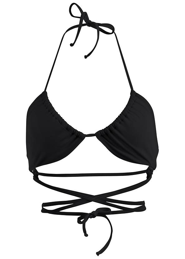 Ibiza Triangle Bikini Top in Black Beauty | Bikini | VENUS