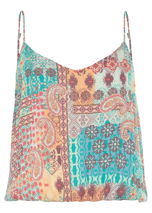 Ghost front view Paisley Print Tank
