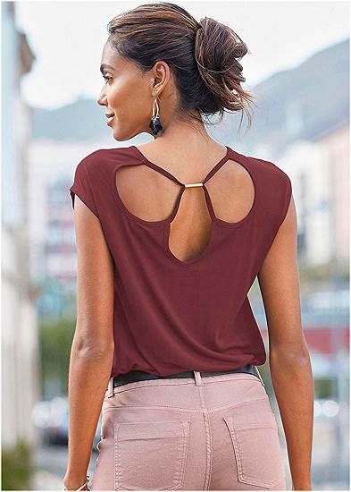 Cut-Out Back Detail Top
