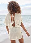 Back View Crochet Cover-Up Dress