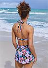 Back View Marilyn Underwire Push-Up Halter Top