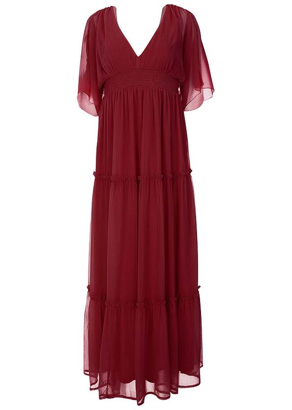 alternate view Flutter Sleeve Maxi Dress