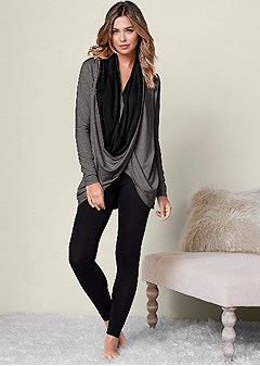 Leggings for Women in Leather, Denim, Black, and Printed